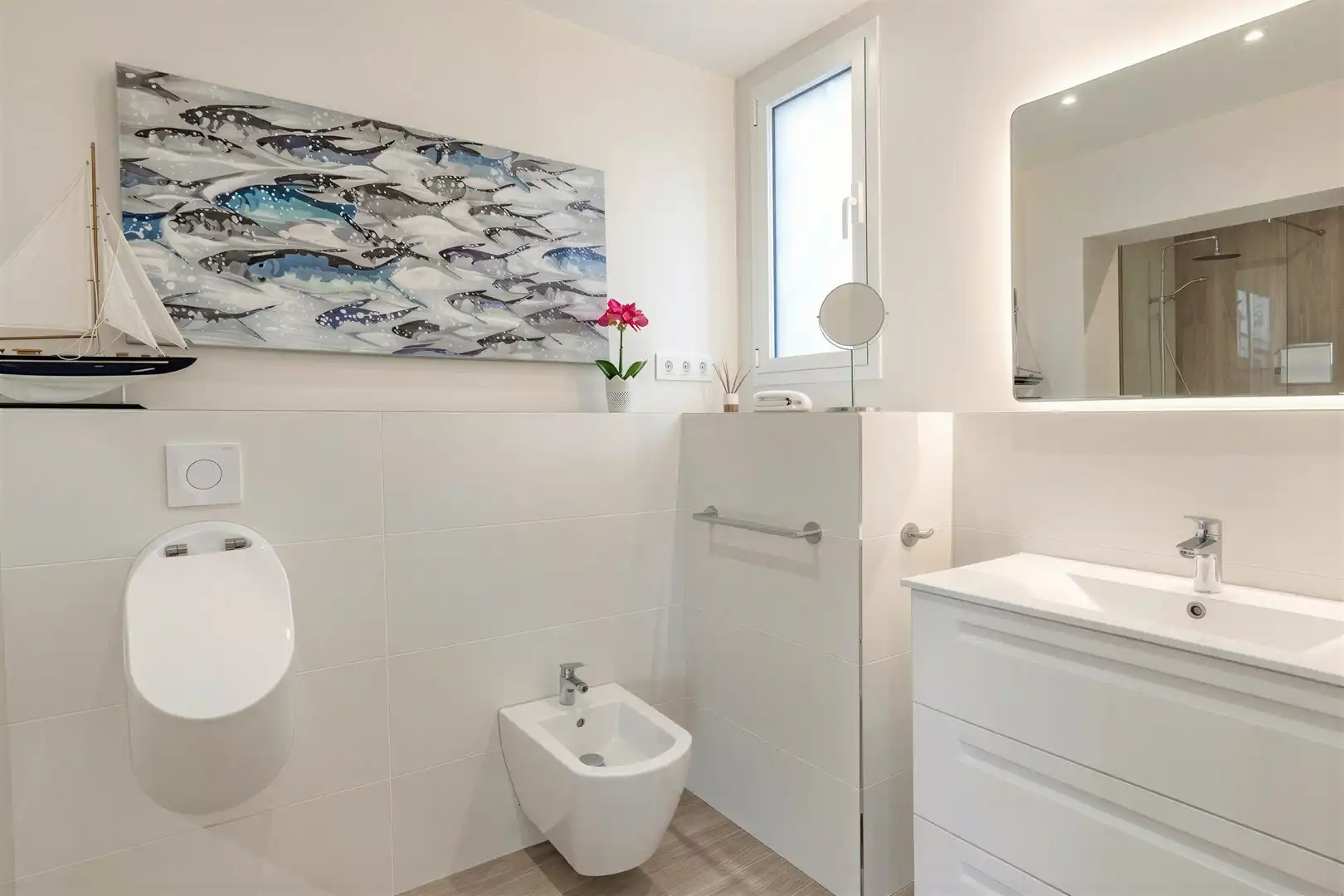 Baño de Finca rústica en venta en Llucmajor con Aire acondicionado, Terraza y Trastero