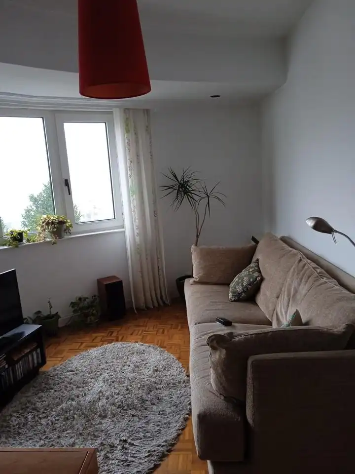 Sala d'estar de Pis en venda en Santiago de Compostela  amb Calefacció