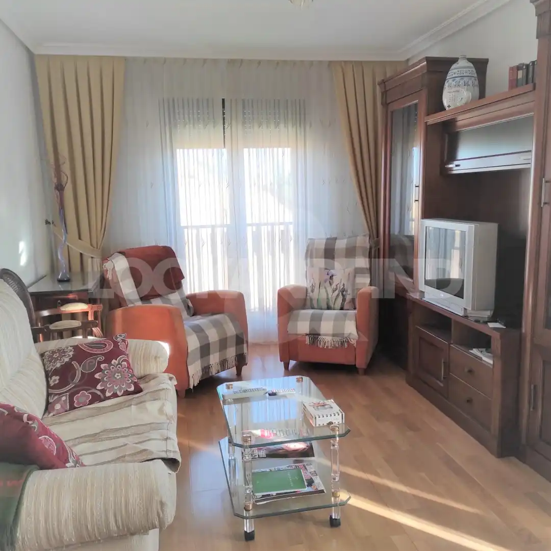 Living room of Flat for rent in Salamanca  with Heating, Parquet flooring and Furnished