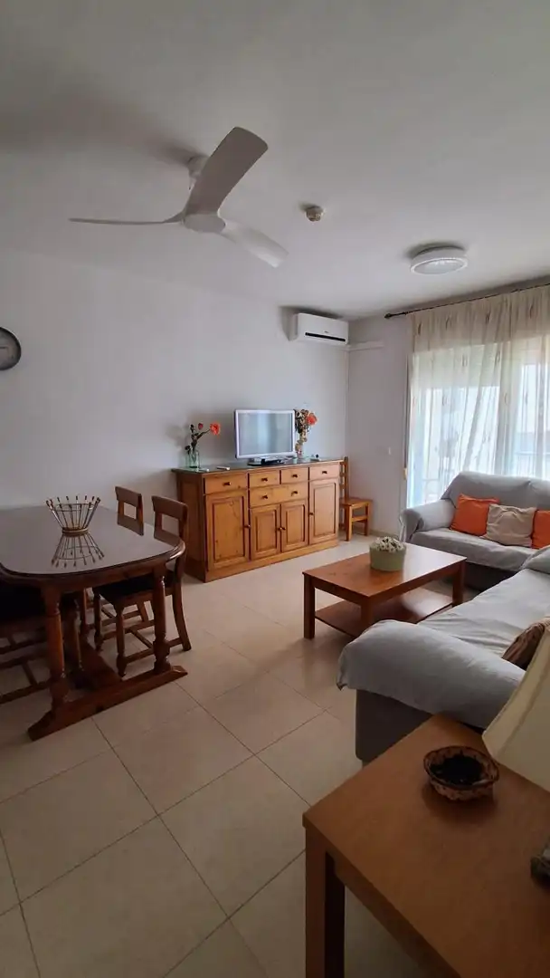 Living room of Flat for rent in El Ejido  with Air Conditioner, Private garden and Terrace