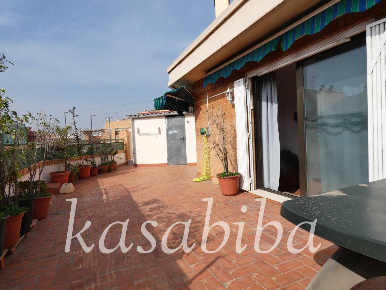 Terrace of Attic to rent in  Valencia Capital  with Air Conditioner, Heating and Terrace