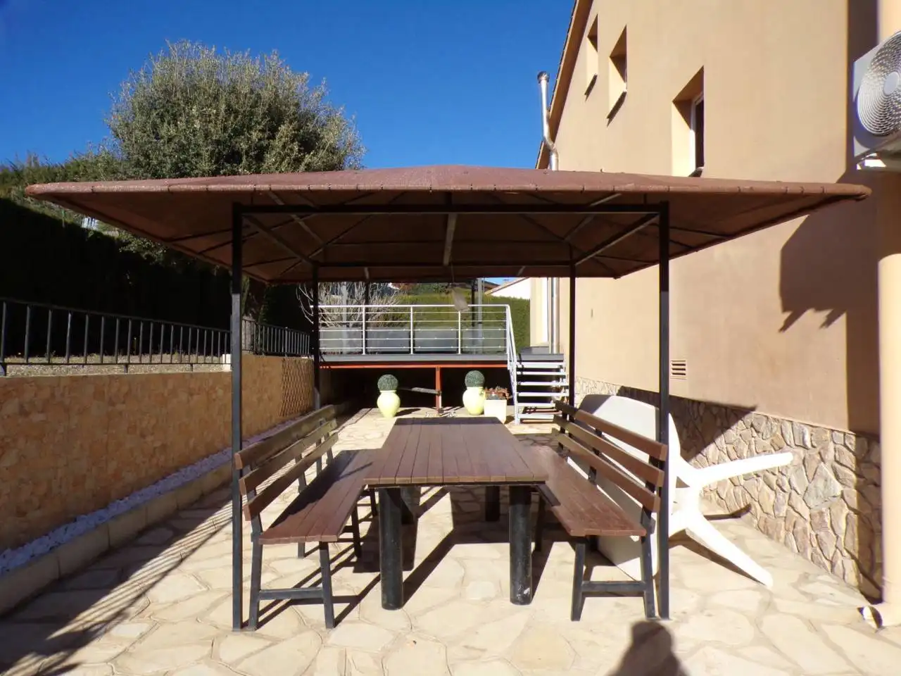 Terrassa de Casa o xalet en venda en Tordera amb Calefacció, Jardí privat i Terrassa