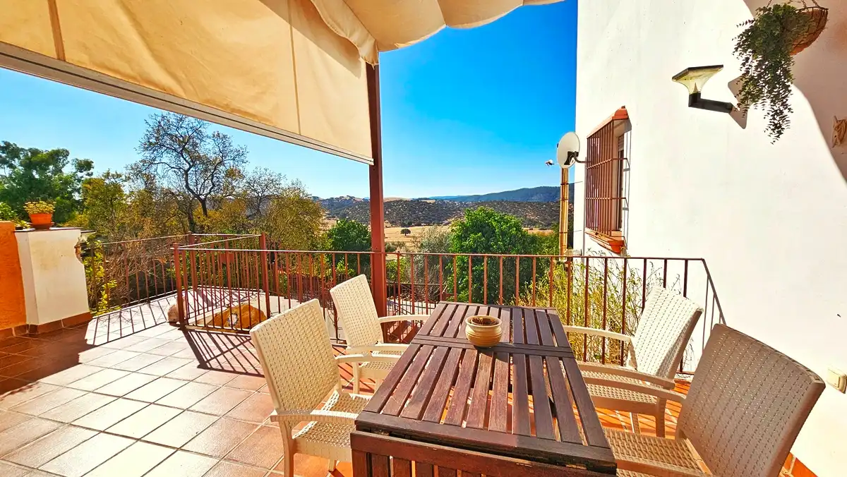 Terraza de Casa o chalet en venta en Cañaveral de León con Aire acondicionado, Jardín privado y Terraza