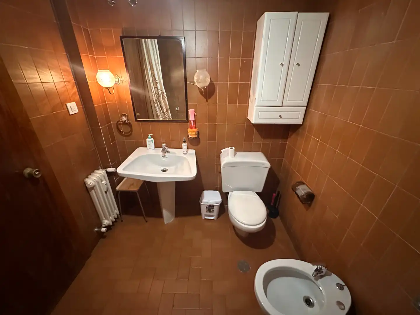 Bathroom of Flat for rent in Cuenca  with Heating, Terrace and Furnished