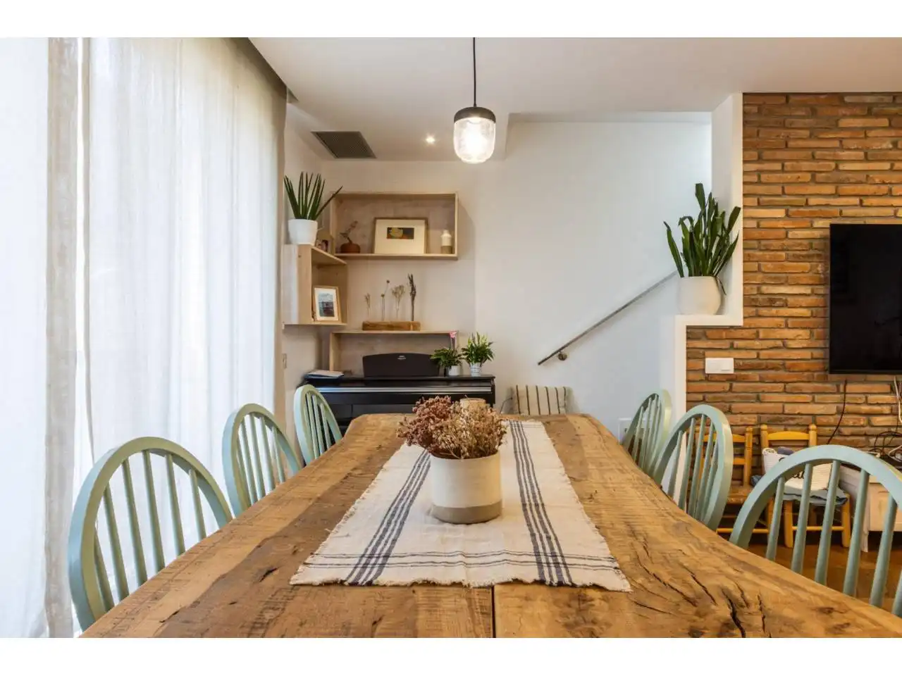 Dining room of Detached homes for sale in Sant Llorenç Savall  with Air Conditioner