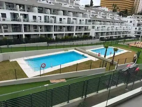 Swimming pool of Apartments for sale in Fuengirola  with Air Conditioner, Private garden and Terrace