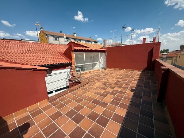 Terrace of Single-family semi-detached for sale in Palencia Capital  with Heating, Parquet flooring and Terrace