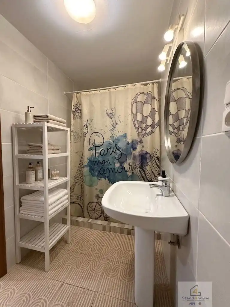 Bathroom of Flat for sale in Bollullos Par del Condado  with Air Conditioner, Heating and Furnished