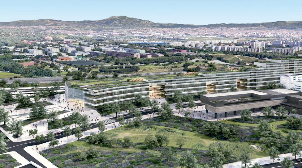 Exterior view of Industrial land for sale in Cerdanyola del Vallès