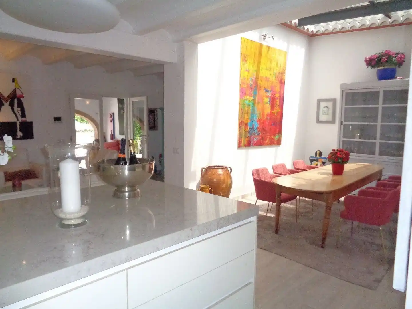 Menjador de Casa o xalet en venda en Jávea / Xàbia amb Aire condicionat, Calefacció i Jardí privat