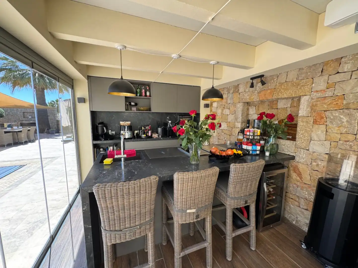 Kitchen of Houses for sale in Moraira  with Air Conditioner, Heating and Private garden