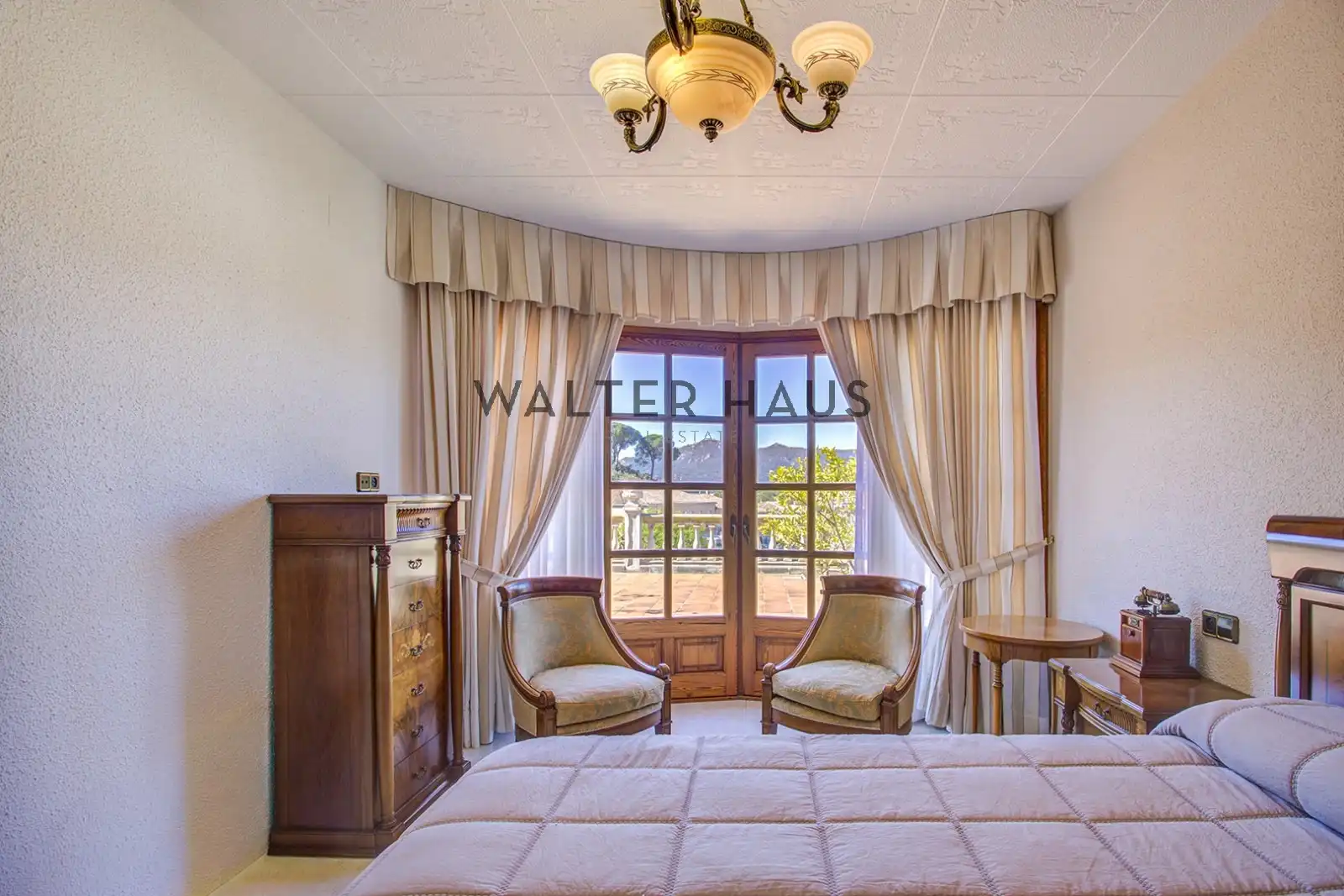 Habitación de Finca rústica en venta en Sant Feliu de Guíxols con Aire acondicionado, Jardín privado y Terraza