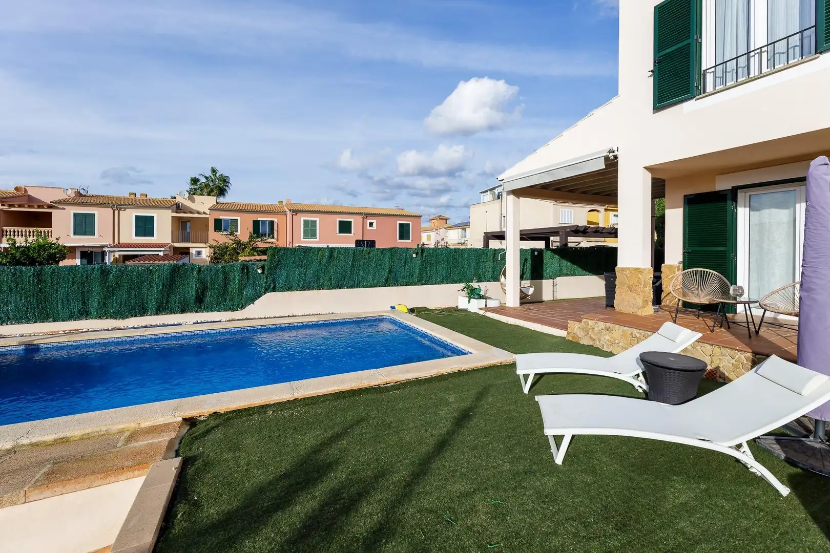 Terrassa de Casa adosada en venda en Llucmajor amb Calefacció, Jardí privat i Terrassa