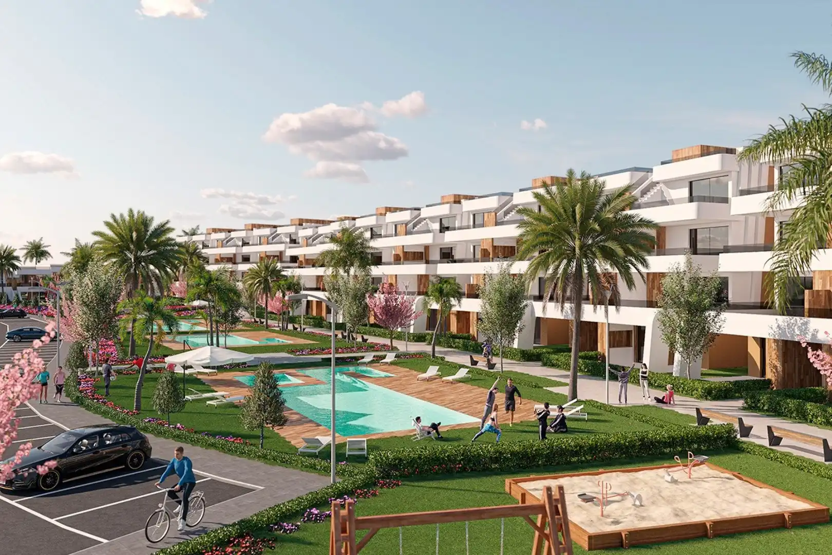 Terrassa de Pis en venda en Alhama de Murcia amb Aire condicionat, Jardí privat i Terrassa