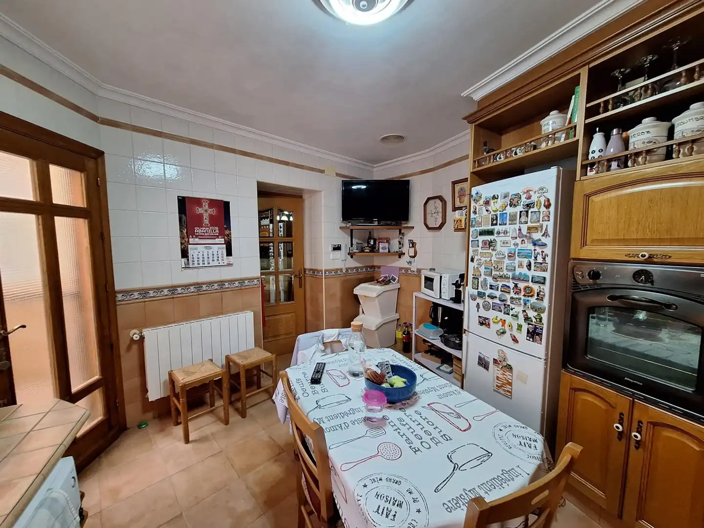 Cocina de Casa o chalet en venta en Algueña con Aire acondicionado, Calefacción y Terraza