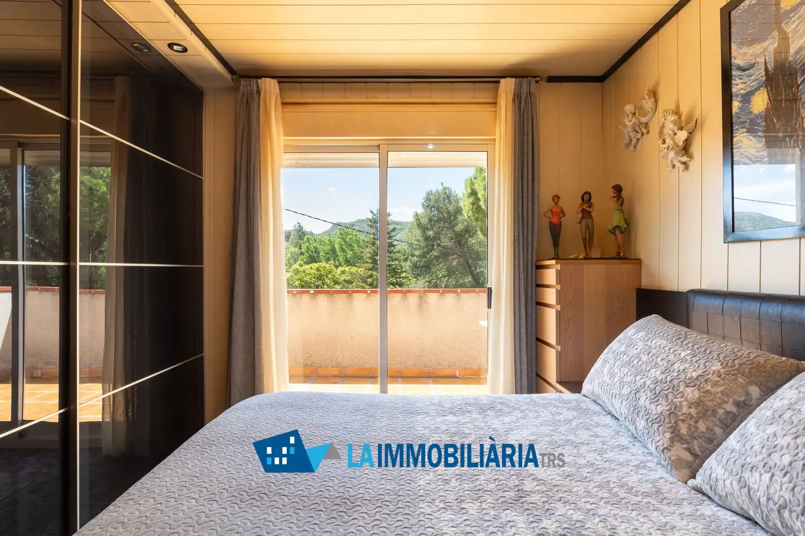 Dormitori de Casa adosada en venda en Vacarisses amb Calefacció, Terrassa i Traster