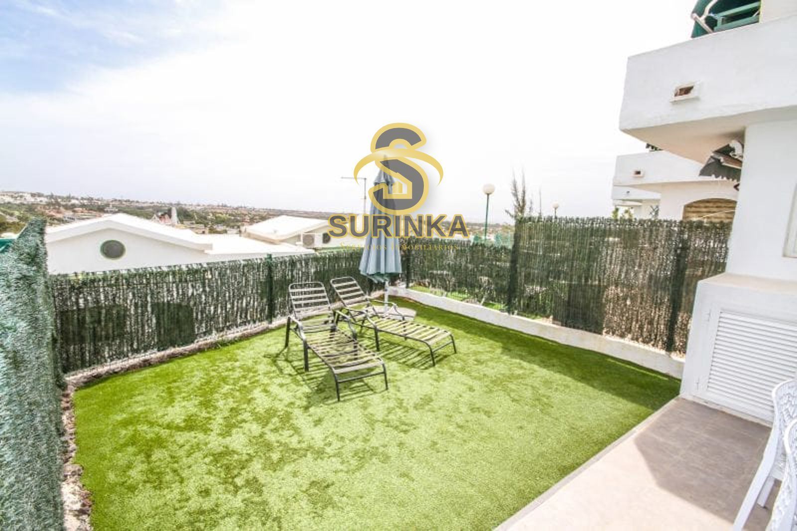 Terrassa de Apartament de lloguer en San Bartolomé de Tirajana amb Aire condicionat, Jardí privat i Terrassa