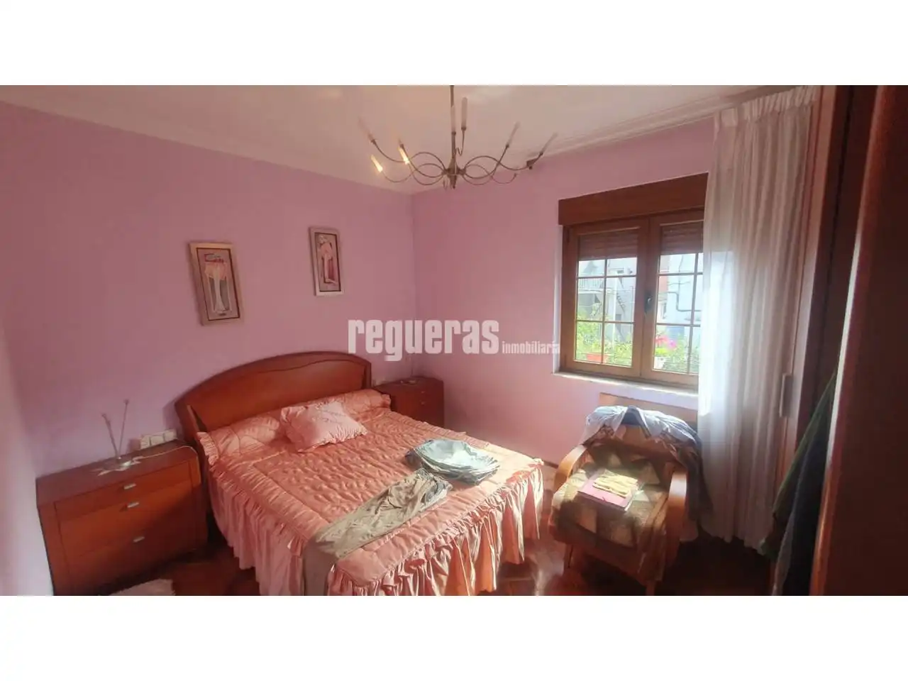 Bedroom of Houses for sale in Corvera de Asturias  with Heating, Parquet flooring and Furnished