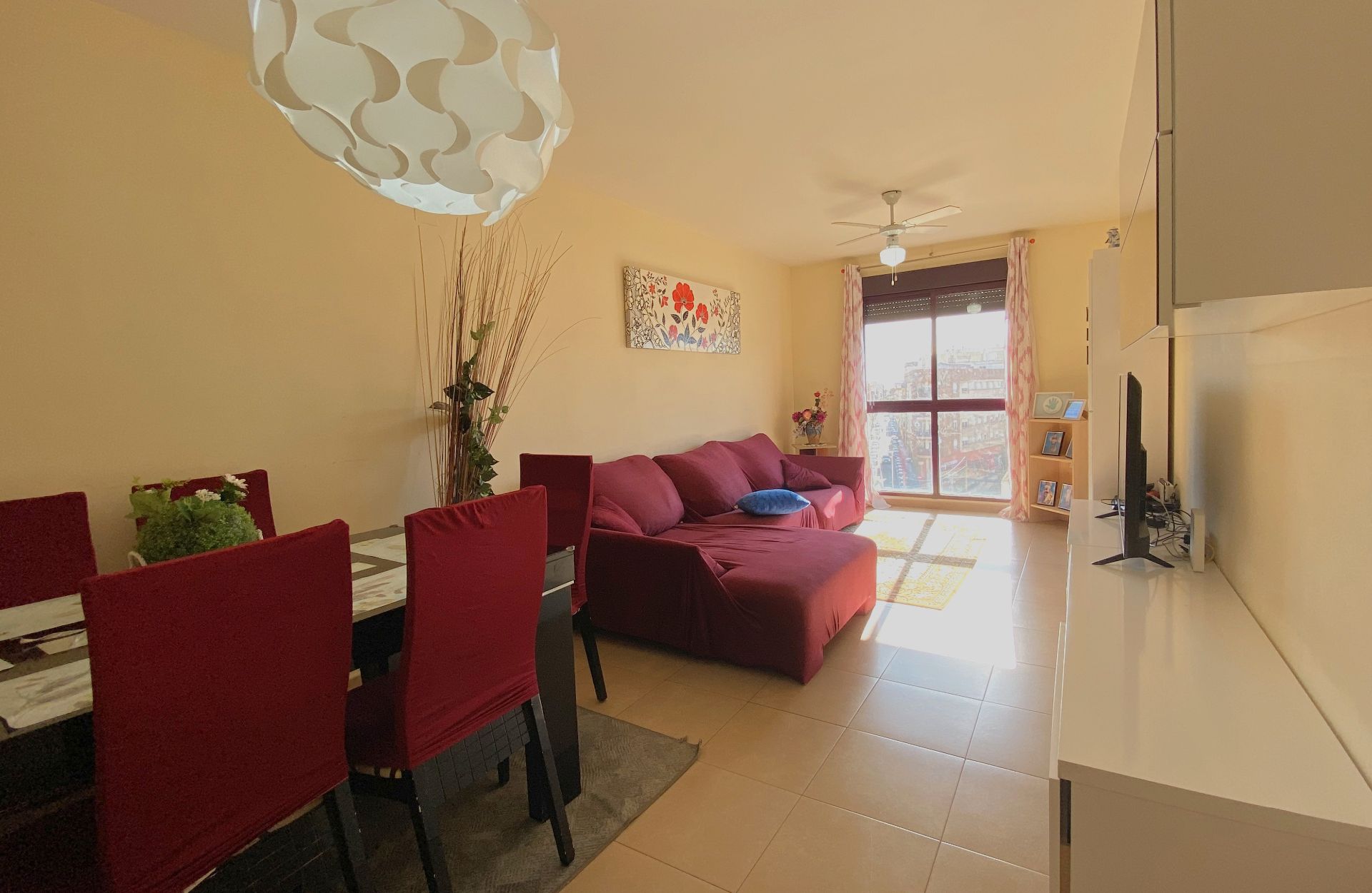 Living room of Flat for sale in Almazora / Almassora  with Air Conditioner, Storage room and Balcony