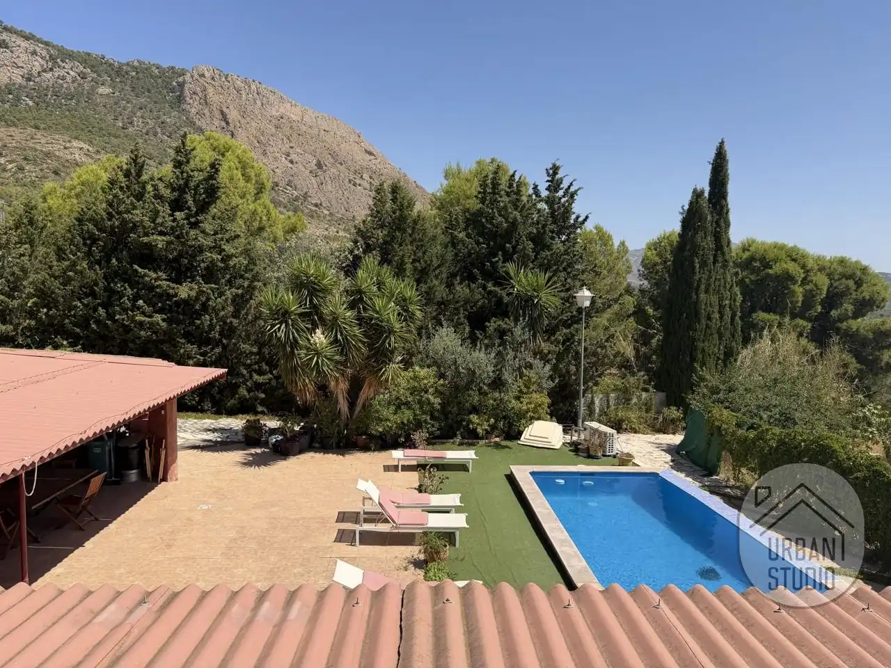 Swimming pool of Houses for sale in Tibi  with Air Conditioner, Heating and Private garden