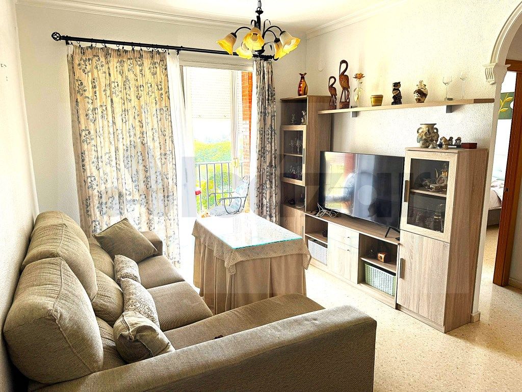 Sala de estar de Piso en venta en  Sevilla Capital con Aire acondicionado, Terraza y Horno