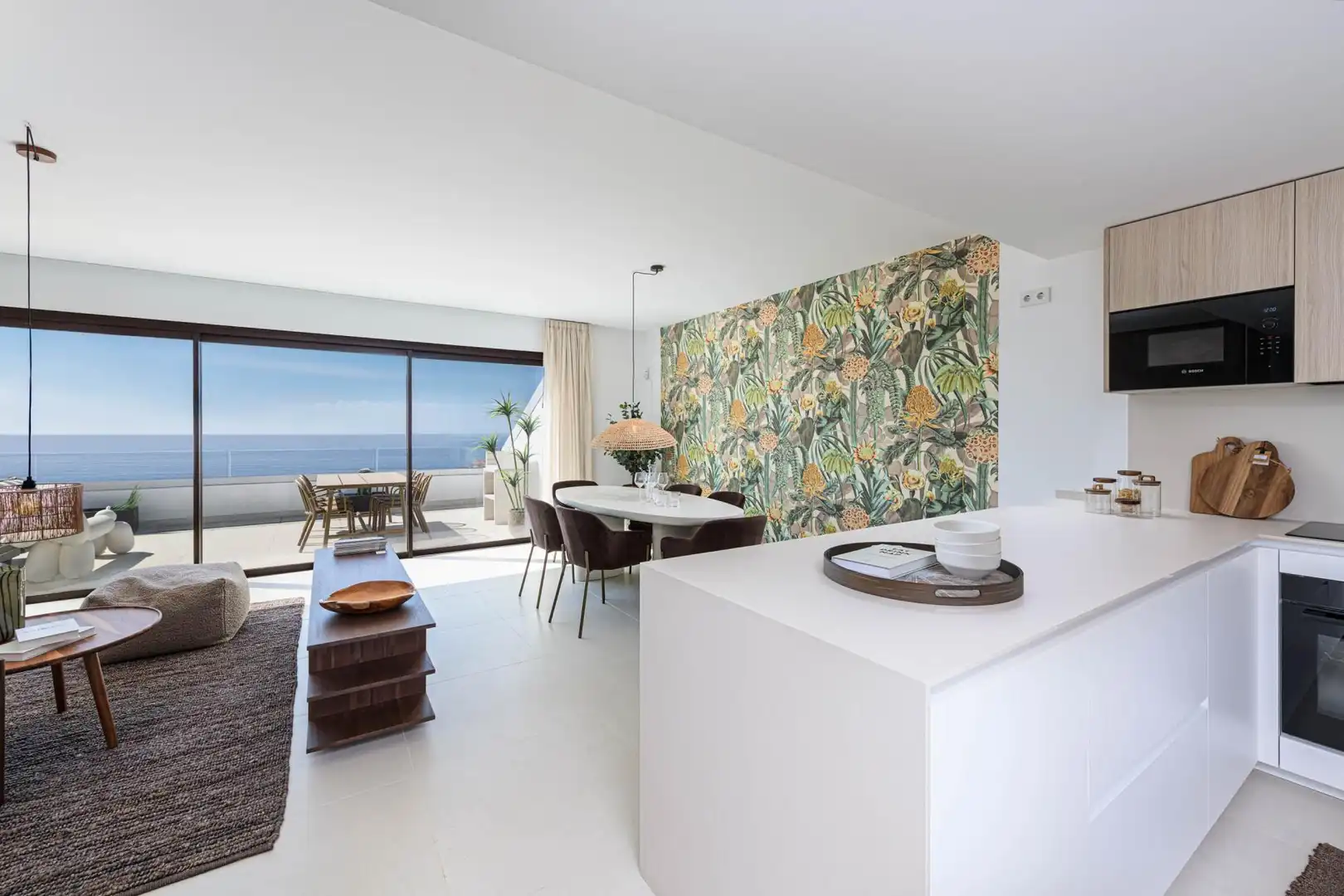 Esszimmer von Dachboden zum Verkauf in Fuengirola mit Gemeinschaftspool
