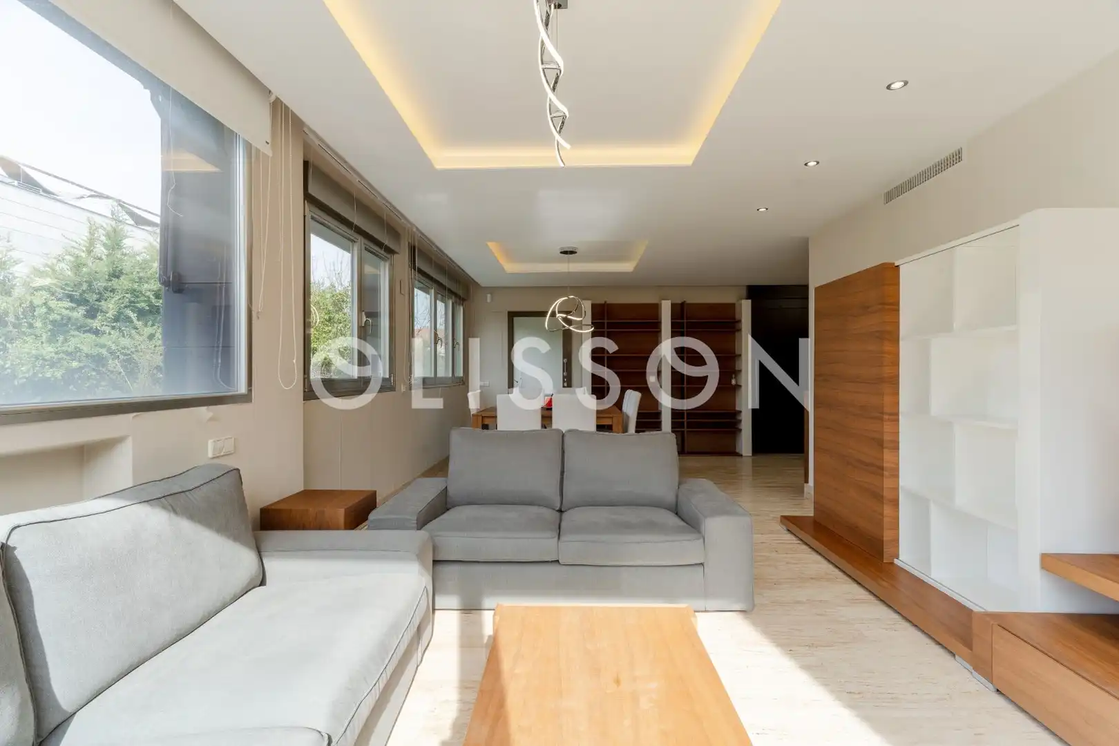 Living room of Flat for sale in La Moraleja  with Air Conditioner, Heating and Terrace