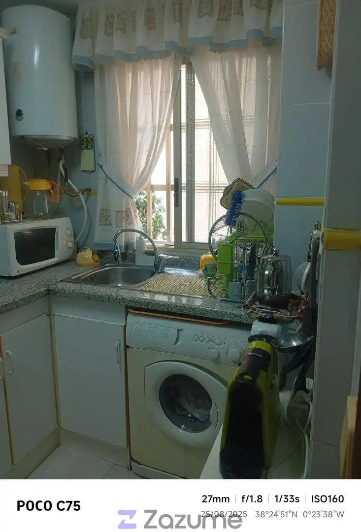 Kitchen of Apartments for rent in El Campello  with Air Conditioner, Private garden and Terrace