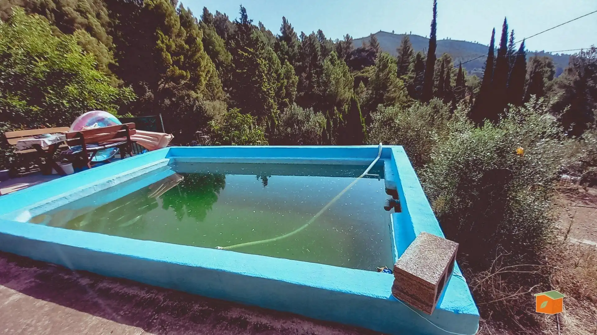 Schwimmbecken von Country house zum Verkauf in Alfara de Carles mit Klimaanlage, Privatgarten und Abstellraum