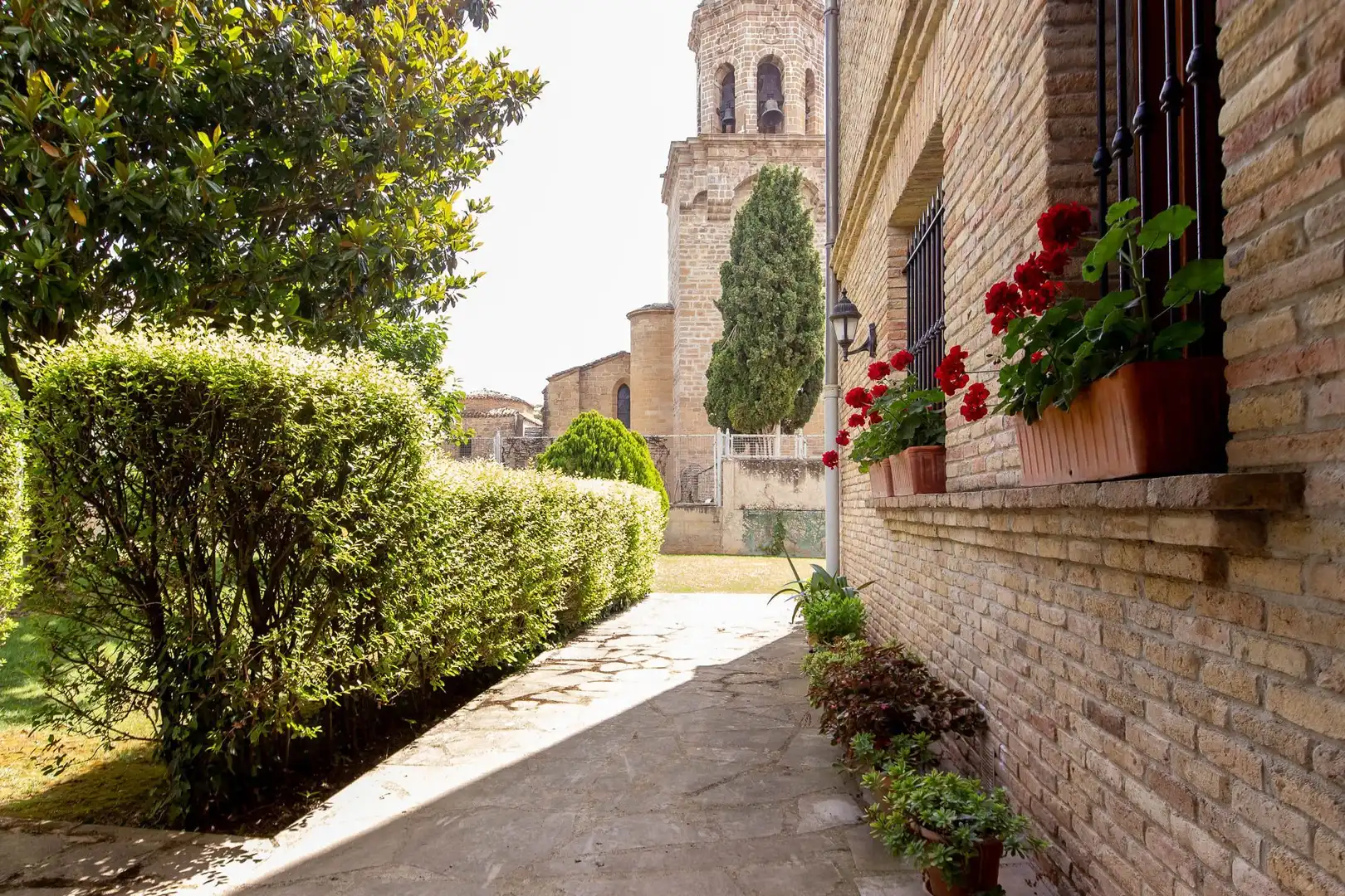 Vista exterior de Casa o chalet en venta en Puente la Reina / Gares con Calefacción, Jardín privado y Trastero