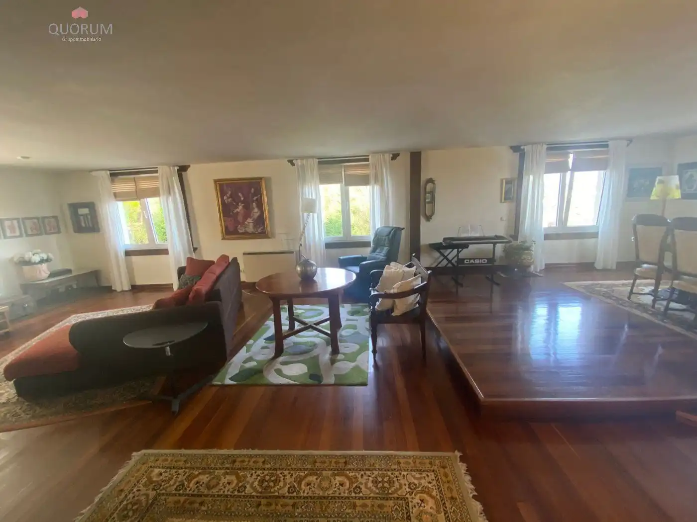 Sala de estar de Casa o chalet en venta en Mungia con Calefacción, Trastero y Amueblado