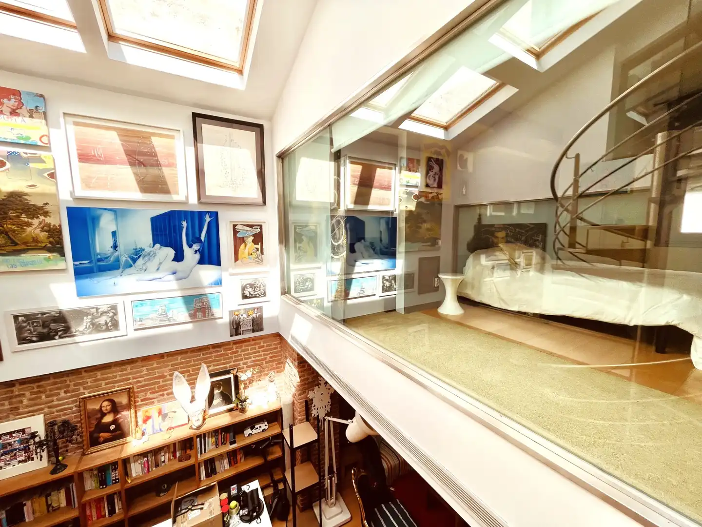 Maisonette zur Miete in Madrid mit Klimaanlage, Heizung und Möbliert