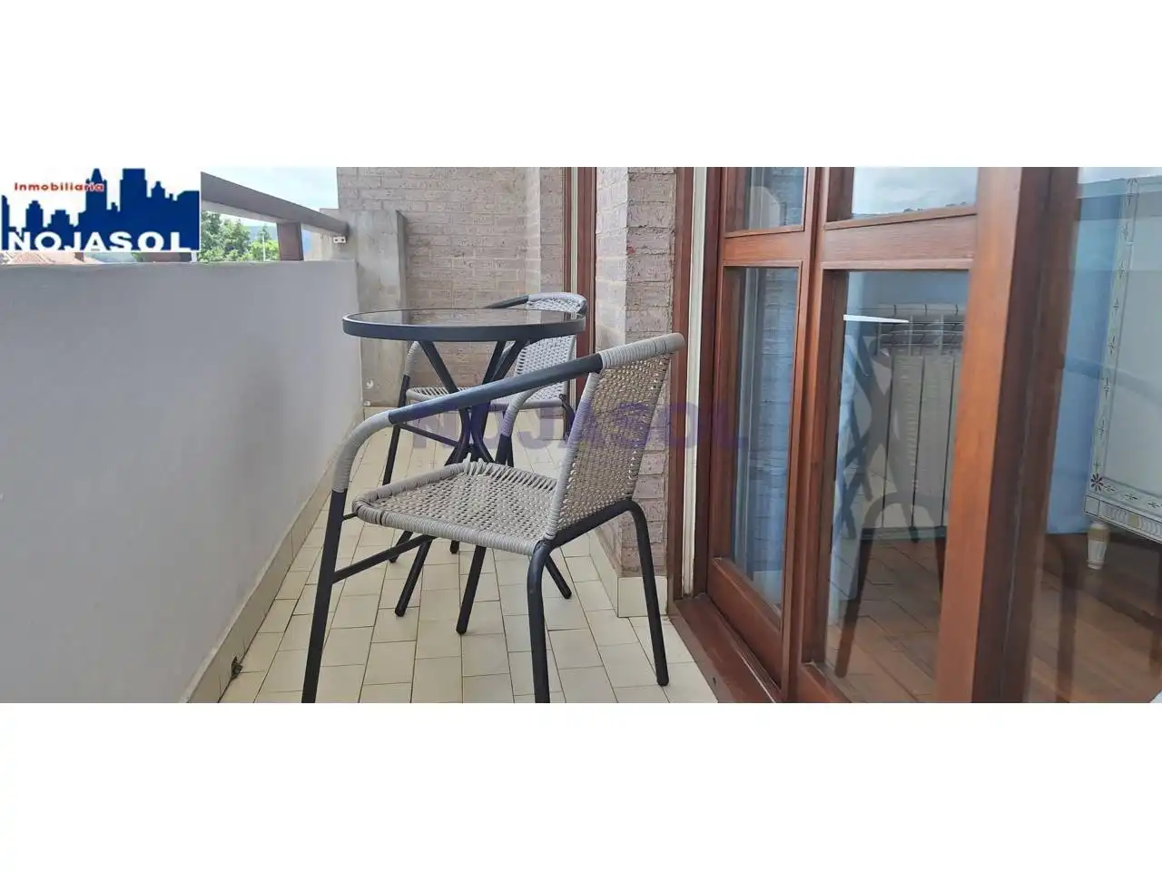 Terraza de Piso de alquiler en Noja con Terraza y Amueblado