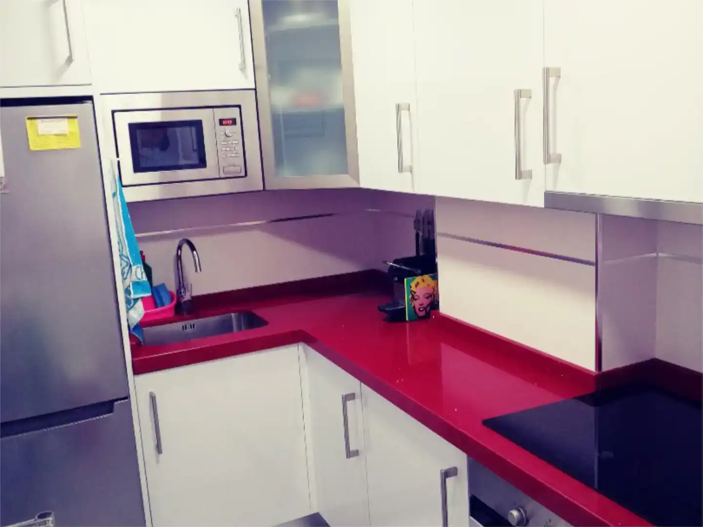 Kitchen of Flat for rent in Torrox  with Air Conditioner, Swimming Pool and Furnished
