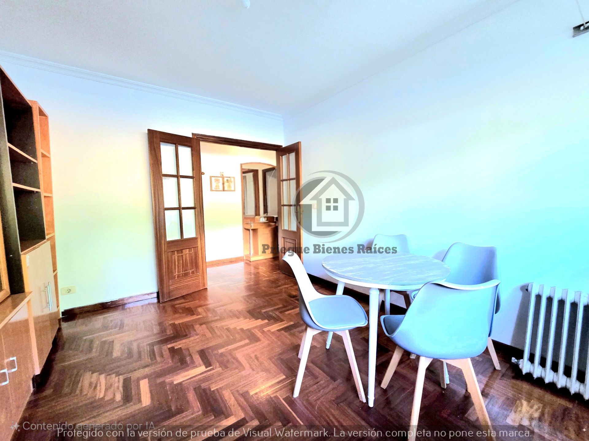 Dining room of Flat for sale in Redondela  with Heating, Parquet flooring and Furnished