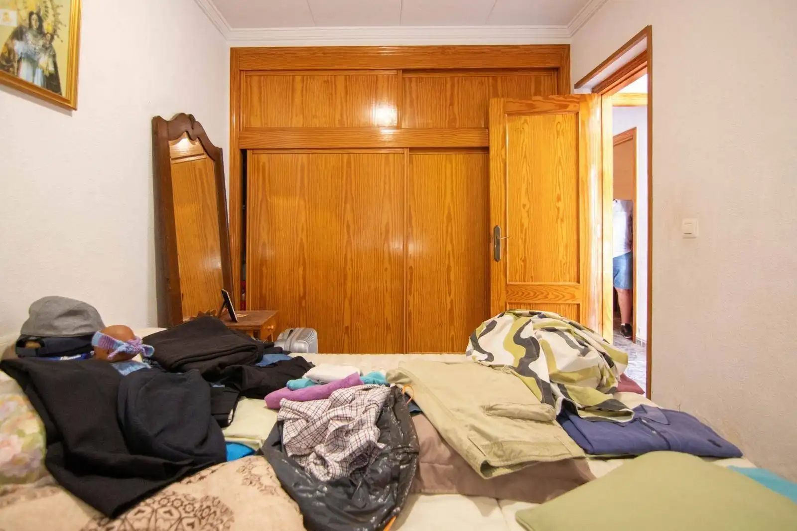 Schlafzimmer von Einfamilien-Reihenhaus zum Verkauf in Torrevieja mit Klimaanlage, Heizung und Terrasse