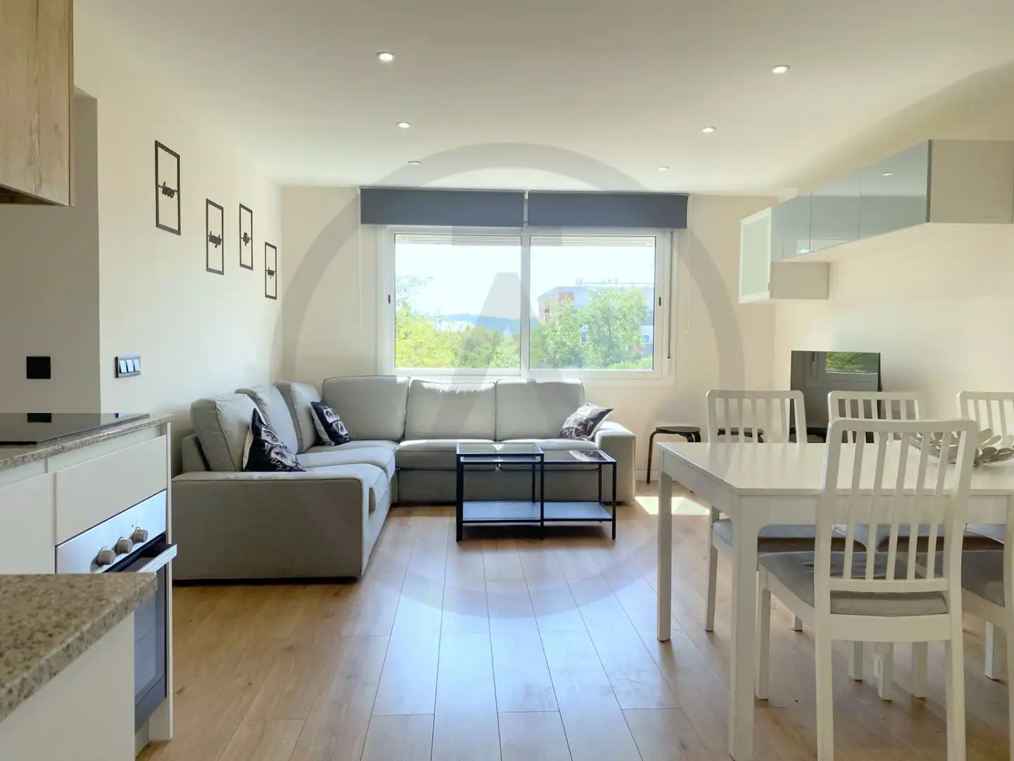 Sala de estar de Piso en venta en Terrassa con Aire acondicionado, Calefacción y Parquet