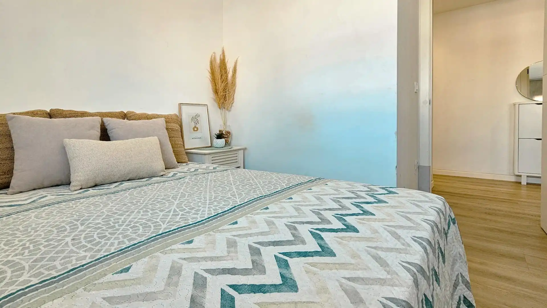Bedroom of Flat for sale in Daimús  with Air Conditioner, Terrace and Furnished