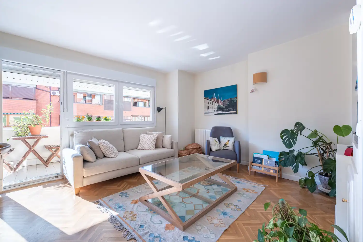 Sala de estar de Piso en venta en Tres Cantos con Aire acondicionado, Calefacción y Parquet