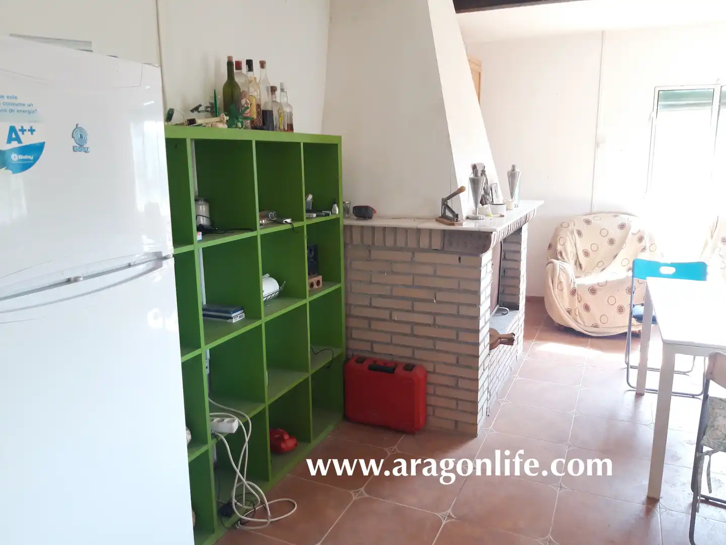 Cocina de Finca rústica en venta en Caspe con Amueblado