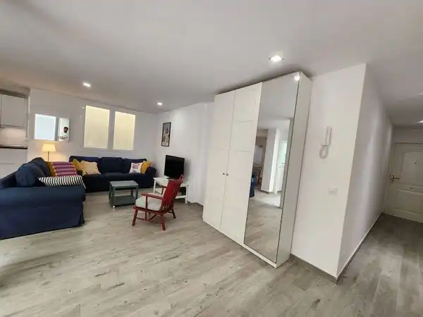 Wohnzimmer von Wohnung zur Miete in Las Palmas de Gran Canaria mit Möbliert und Waschmaschine