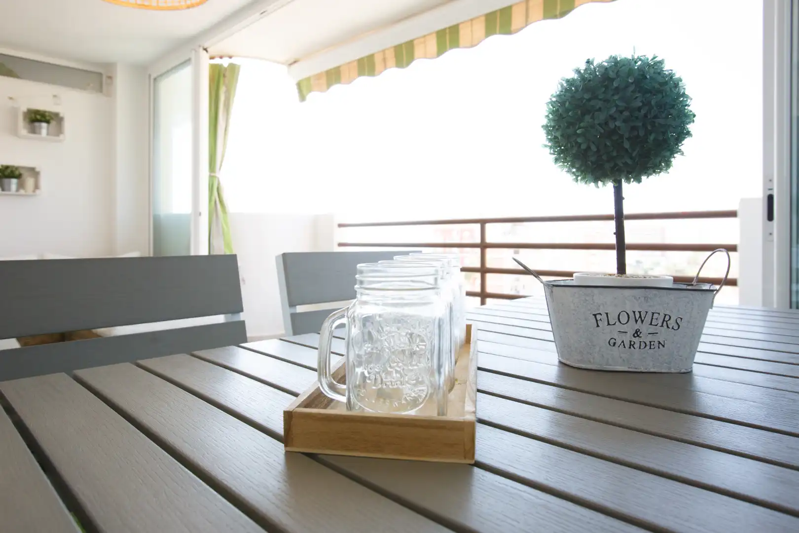 Terrace of Apartments for sale in Peñíscola / Peníscola  with Terrace, Swimming Pool and Furnished