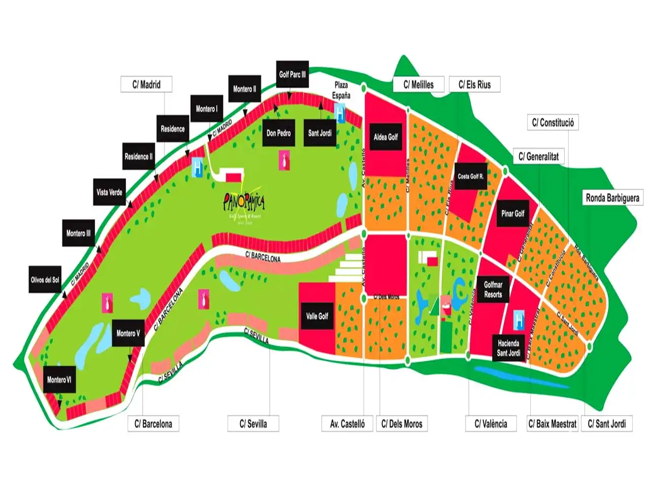 Vista exterior de Planta baja en venta en San Jorge / Sant Jordi con Aire acondicionado, Jardín privado y Terraza