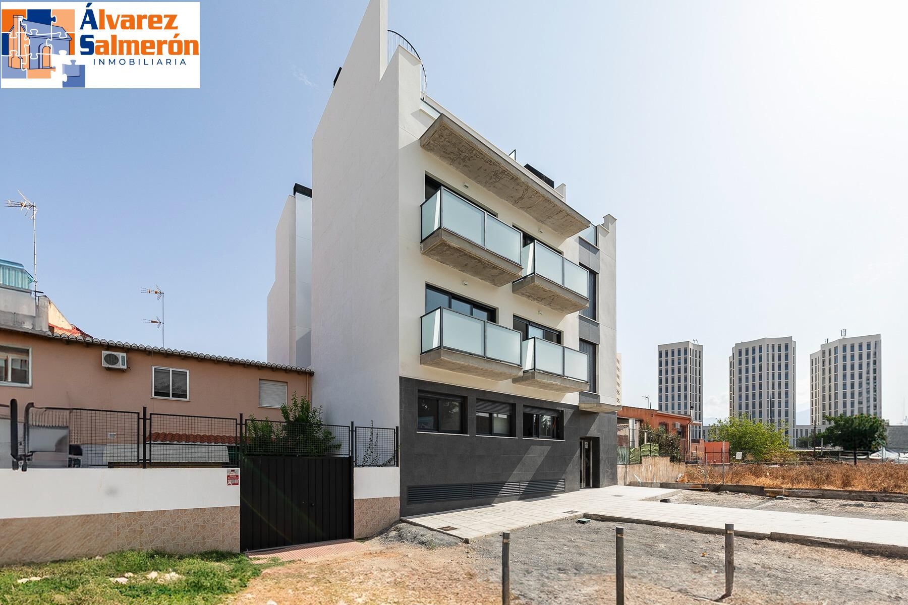 Exterior view of Flat for sale in Armilla  with Heating and Terrace