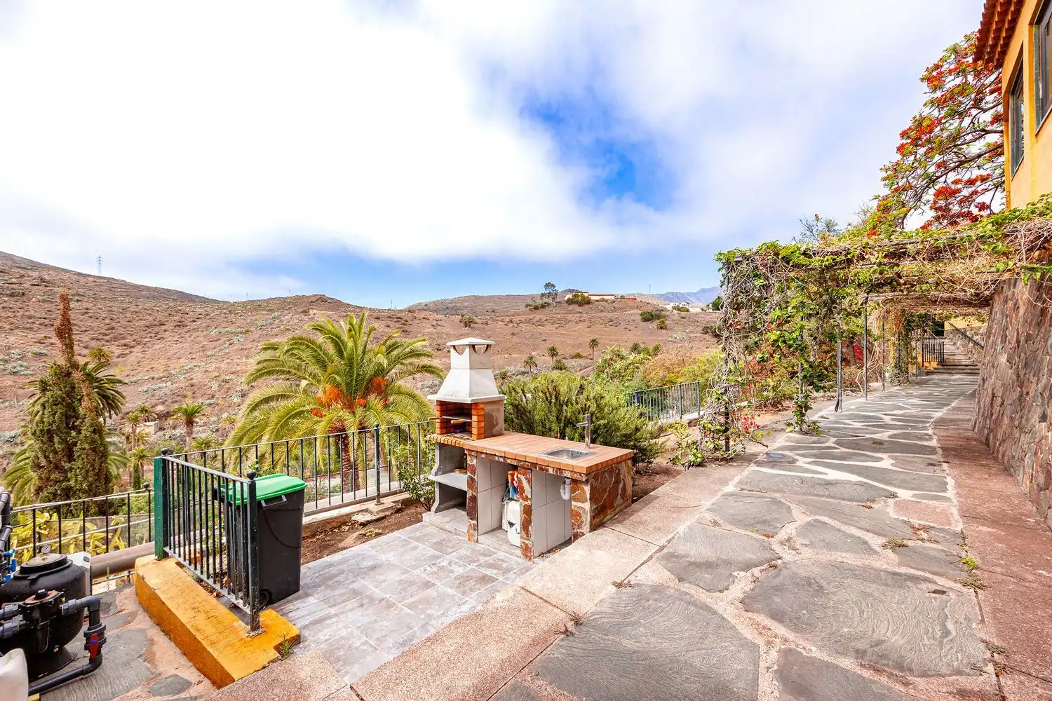 Terraza de Casa o chalet en venta en Telde con Jardín privado, Terraza y Piscina