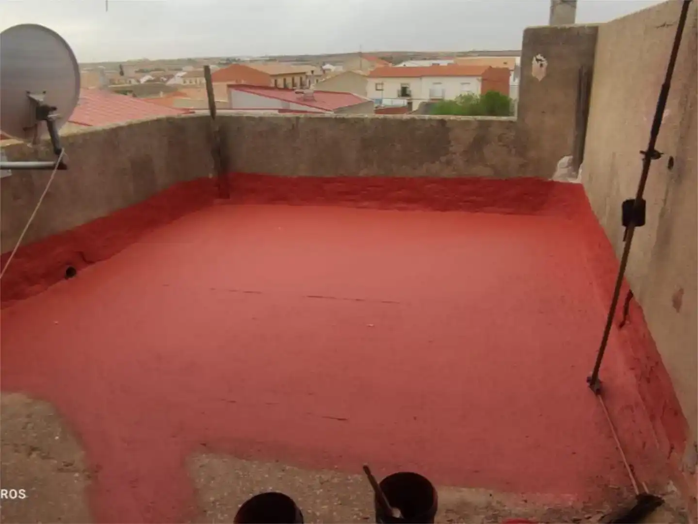 Terrassa de Casa adosada en venda en Mota del Cuervo amb Aire condicionat