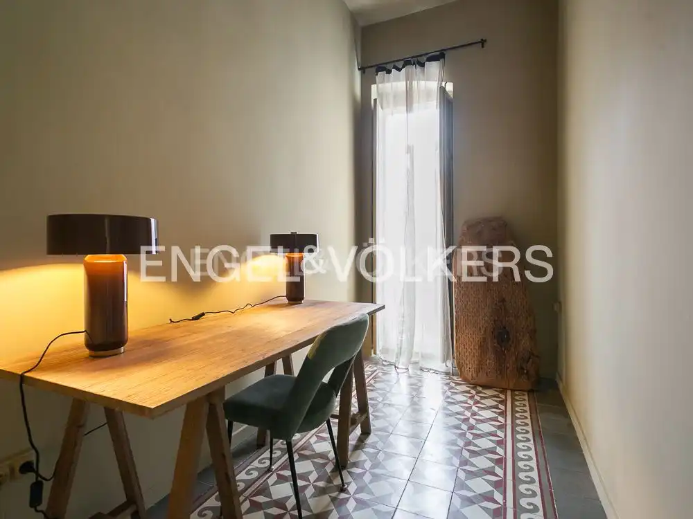 Esszimmer von Wohnung zur Miete in Valencia mit Klimaanlage, Heizung und Parkett