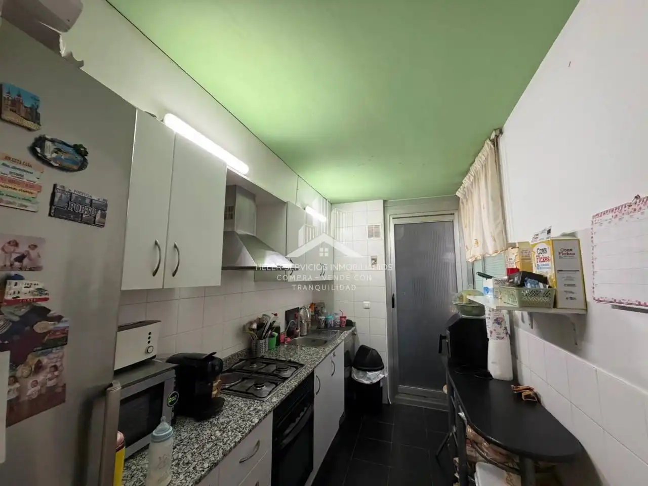 Cocina de Piso en venta en Castellón de la Plana / Castelló de la Plana con Balcón y Alarma