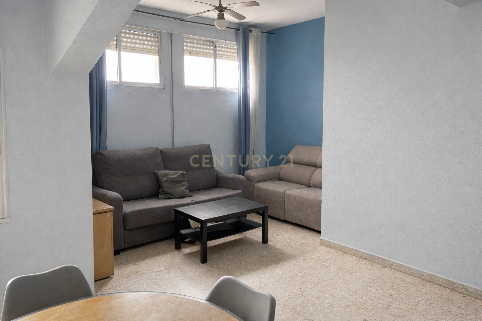 Sala de estar de Piso en venta en Cáceres Capital con Aire acondicionado, Horno y Lavadora