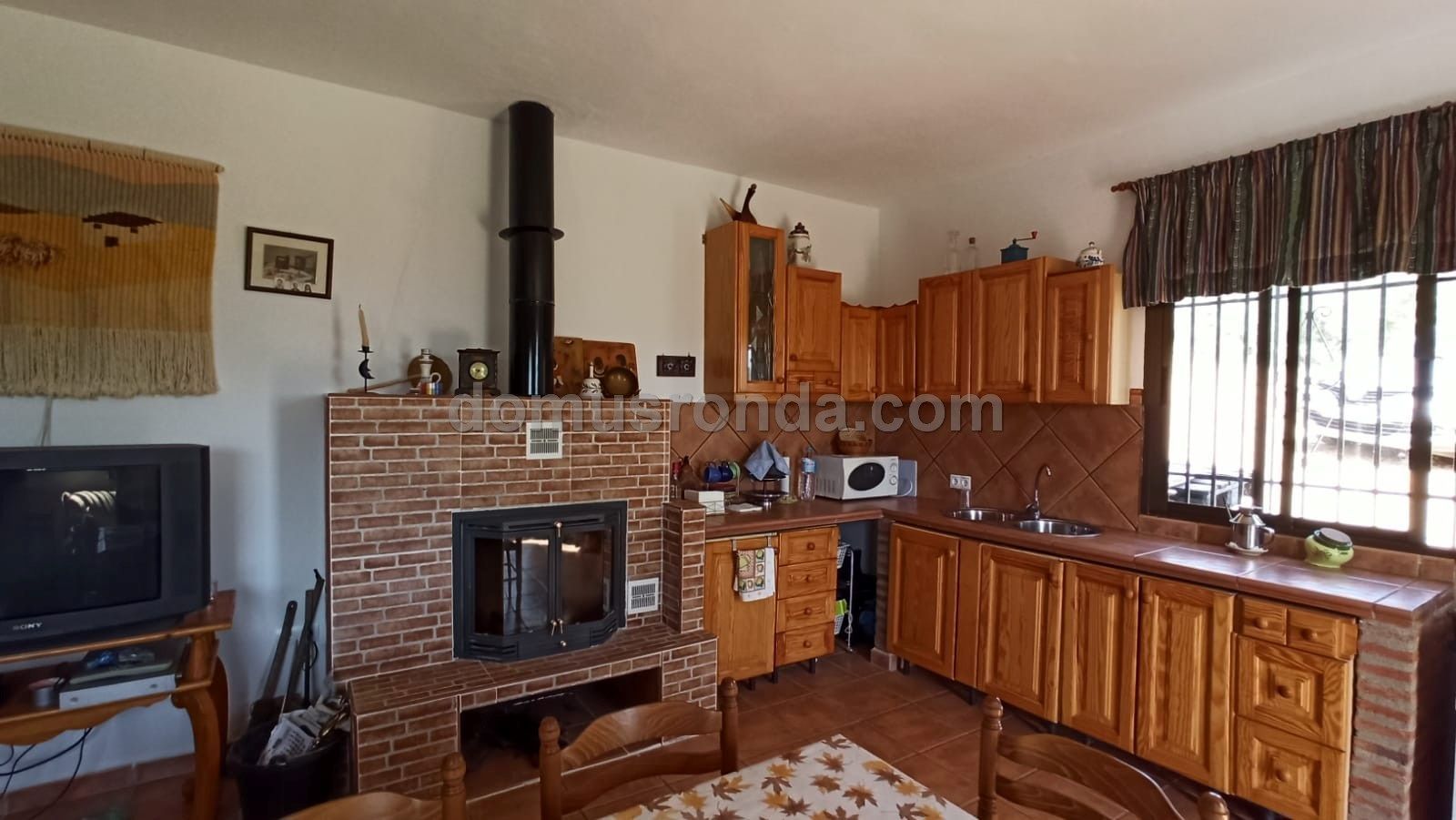 Cocina de Finca rústica en venta en Cuevas del Becerro con Amueblado